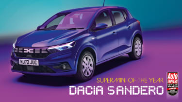 Dacia Sandero - Supermini of the Year 2023